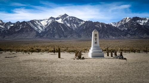 Manzanar Monument in Owens Valley